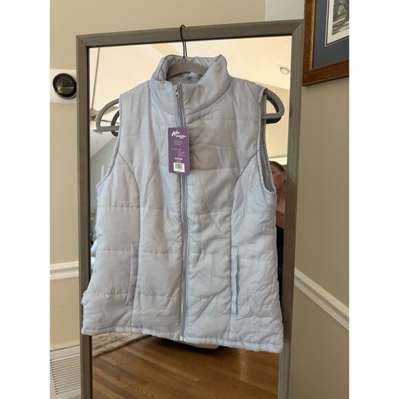 JACKSON HOLE OUTERWEAR Womens Gray Zip Up Puffer Vest NEW Size M - Picture 1 of 4